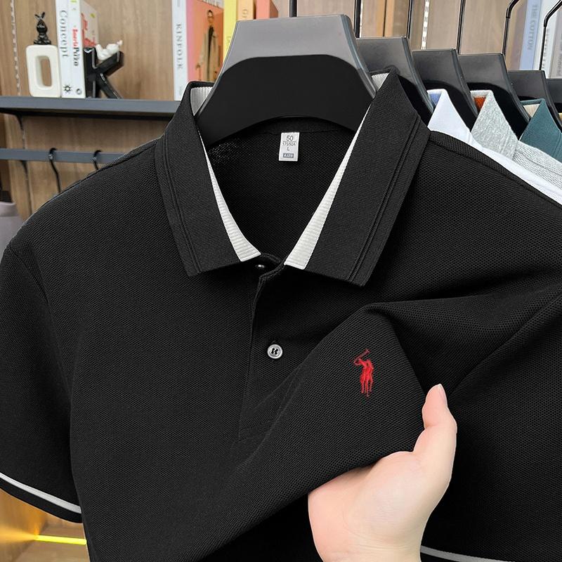 100 cotton fashionable T-shirt summer new mens short sleeve luxury custom designer brand Pony
