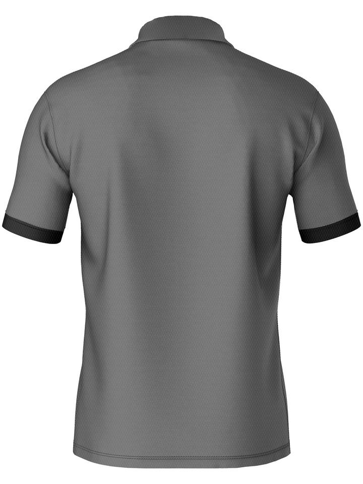 2026 Summer New Style Mens Short-Sleeved Polo Shirt with 3D Stripes Pattern Print - Street Casual