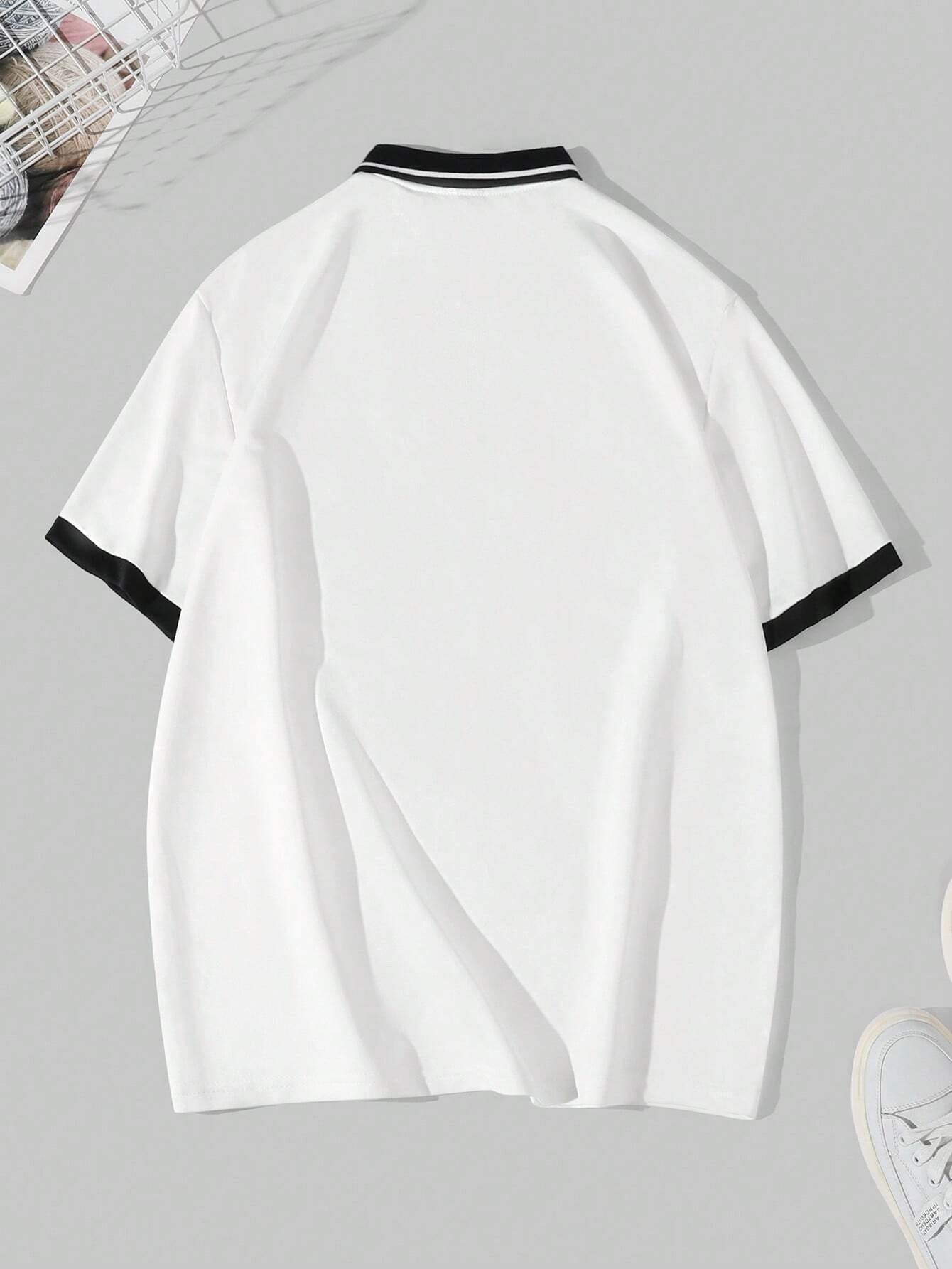 2026 Summer New Style Mens Polo Shirt - 3D Trendy Casual Letter-Printed Shirt - Fashionable