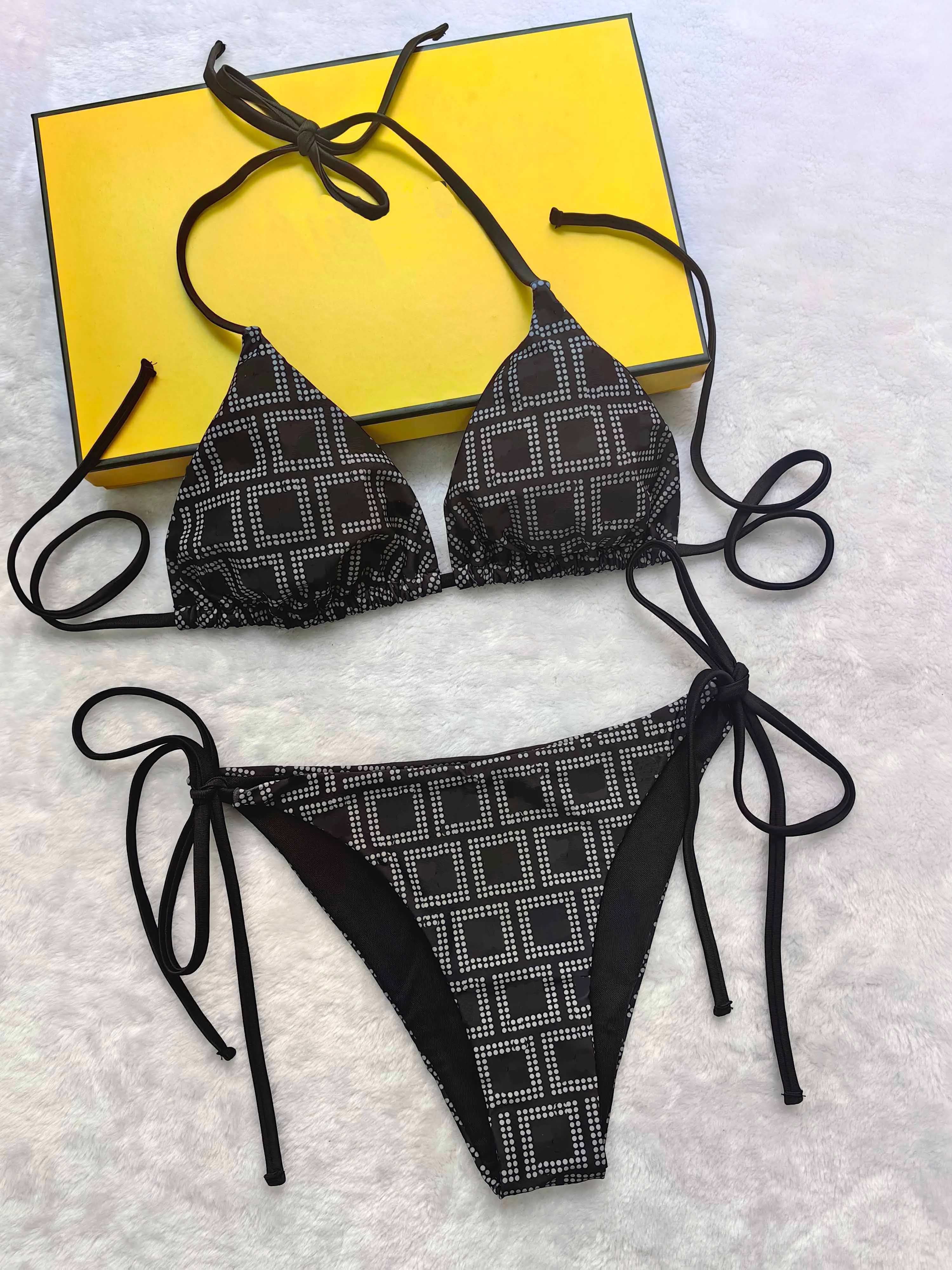 Contrast Color Bathing Suits Womens Swimsuits Designer Sexy Bikini Two-Piecs Swimsuit Fashion