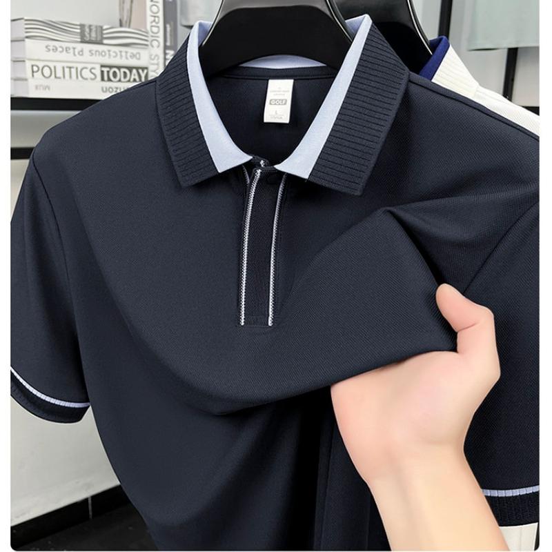 Mens Classic Polo Shirt 2026 New Summer Collection Soft Cotton Blend Fabric Lightweight Comfortable