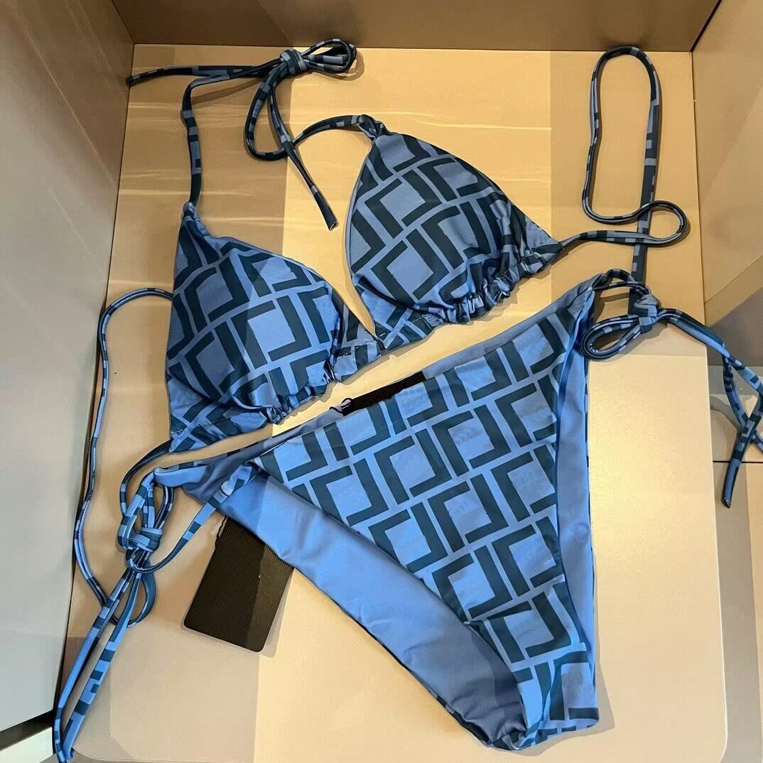 Contrast Color Bathing Suits Womens Swimsuits Designer Sexy Bikini Two-Piecs Swimsuit Fashion