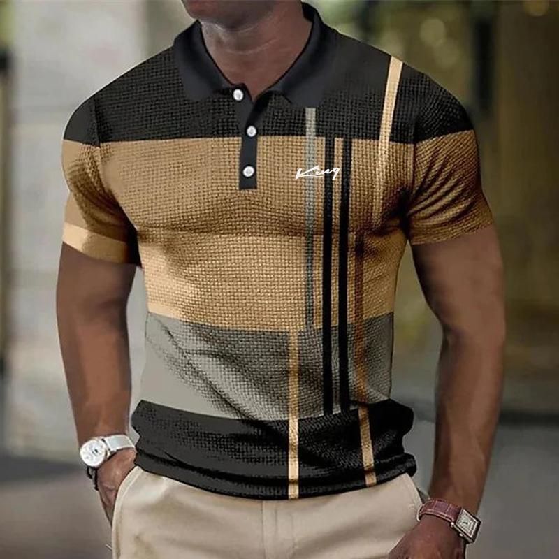 Polyester Mens Polo Shirts Casual Solid Color Short Sleeve Polo Shirts for Men New Summer Desinger